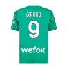 Nogometni Dres AC Milan Giroud 9 Special Golmanski Domaći 2023-24 Nogometni Dres AC Milan Giroud 9 Special Golmanski Domaći 2023-24
